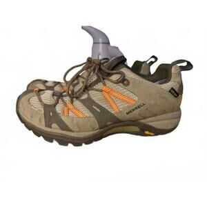 Merrell Siren Sport 2 J52408 Hiking Shoes Women's Sz 9 Beige Gray Goretex Vibram